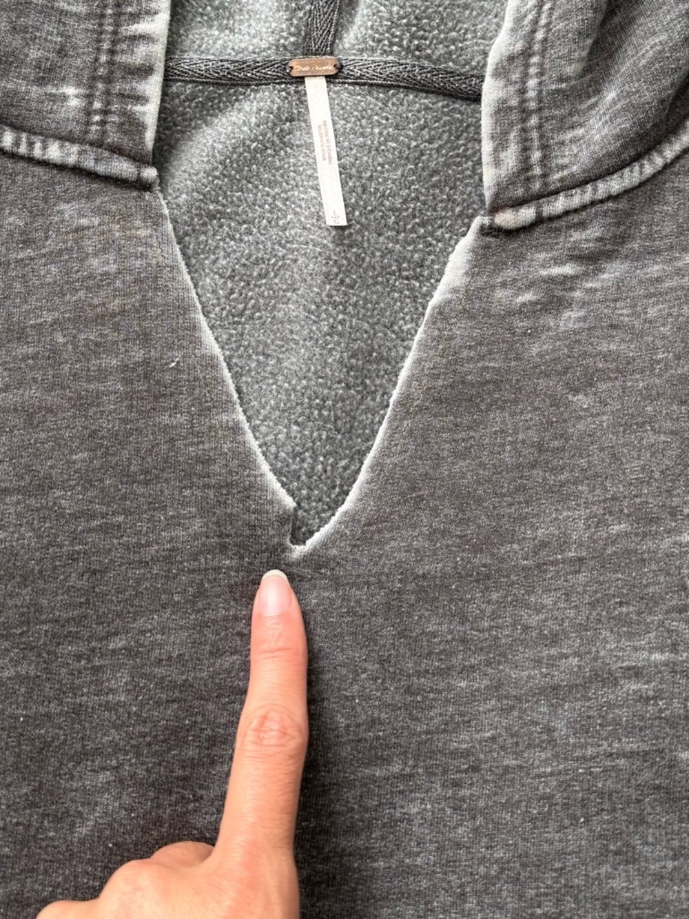 Free People Get It Hoodie In Grey Size large - Picture 7 of 16